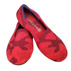 Rothy's Kids Red Camo Loafers, Kids 11